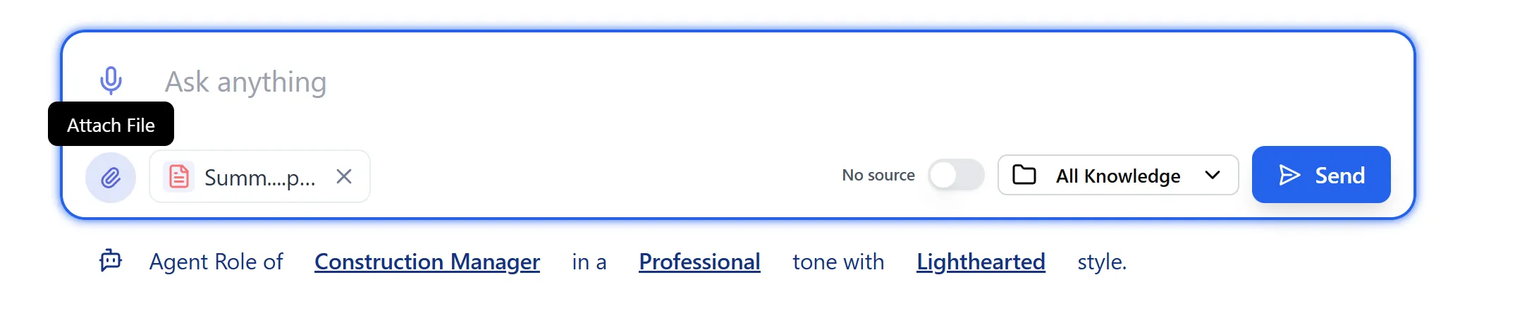 File Attachment Button