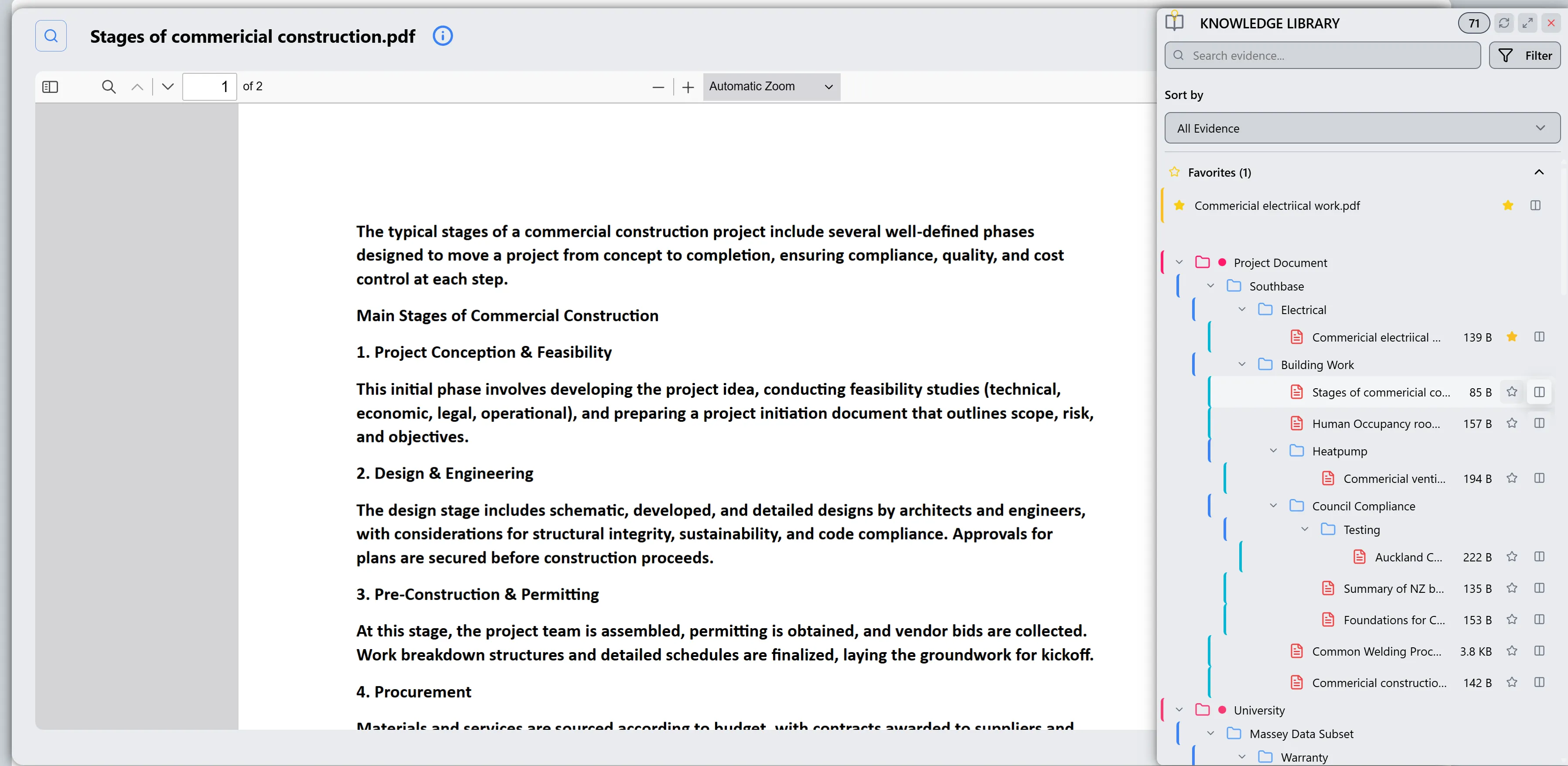 Single Document Preview